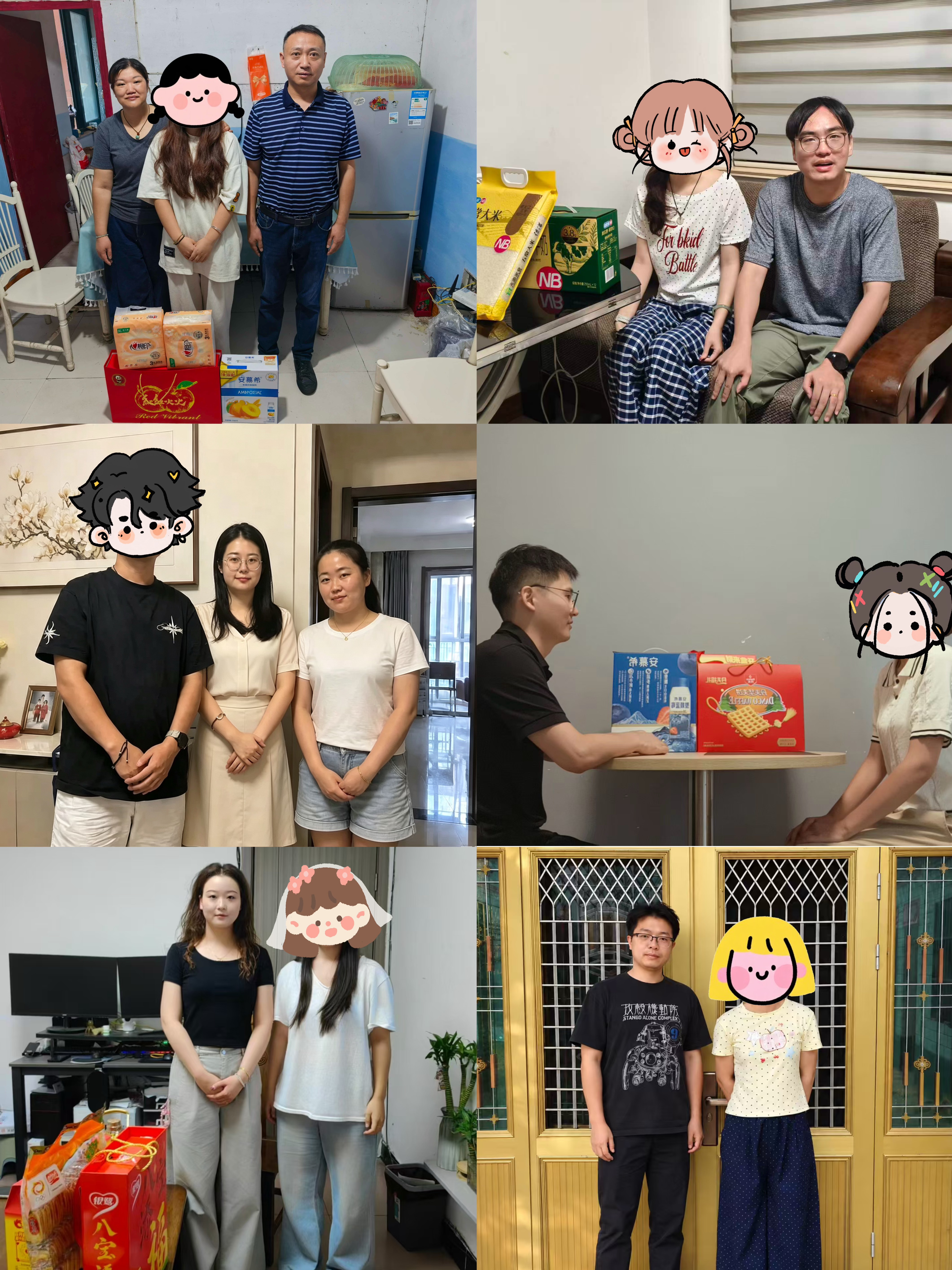 【图片5】家访活动收尾合影 / 家校互动成果图